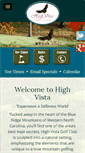 Mobile Screenshot of highvistagolf.com